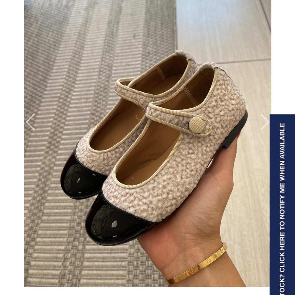Papanatas Wool Captoe Mary Jane